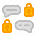 locked, protected, chat, messages, encrypted