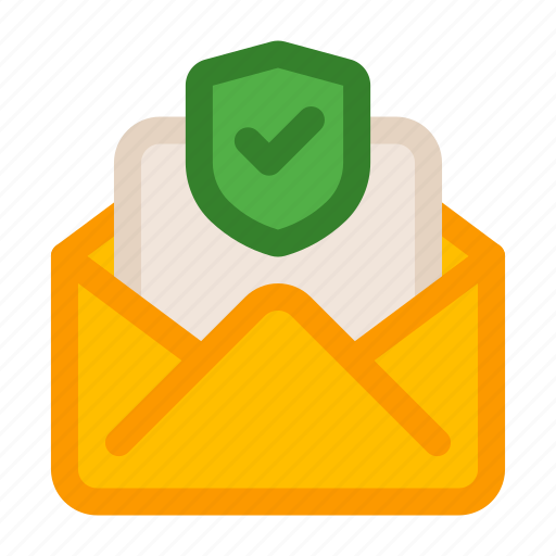 Safe, email, mail, secure, checkmark icon - Download on Iconfinder