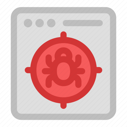 Target, virus, bug, antivirus, found icon - Download on Iconfinder