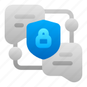 encrypted, messages, protection, secure, lock