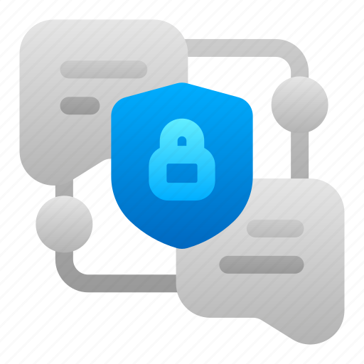 Encrypted, messages, protection, secure, lock icon - Download on Iconfinder