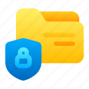 protected, folder, secure, shield, lock, files