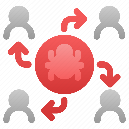 Virus, spread, infection, network, people, bug icon - Download on Iconfinder