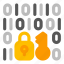 encryption, bits, lock, key 