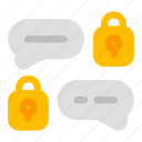 locked, protected, chat, messages, encrypted