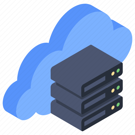 Big data, cloud server, cloud storage, data server, database server icon - Download on Iconfinder