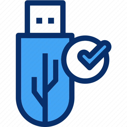 Check, cyber, drive, flash, usb icon - Download on Iconfinder