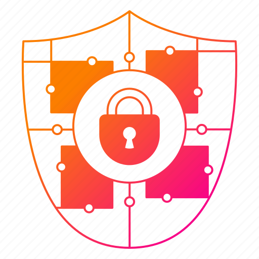 Circuit, crypto, cyber security, network protection, padlock, security icon - Download on Iconfinder