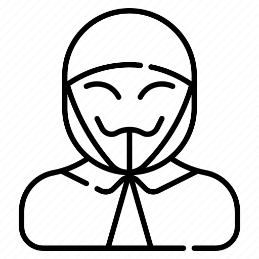 Anonymous, person, face, unknown, crime, mask, hidden icon - Download on Iconfinder