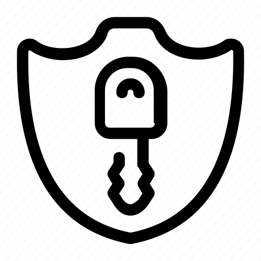 Key, key protection, public key, secure key, shield icon - Download on Iconfinder