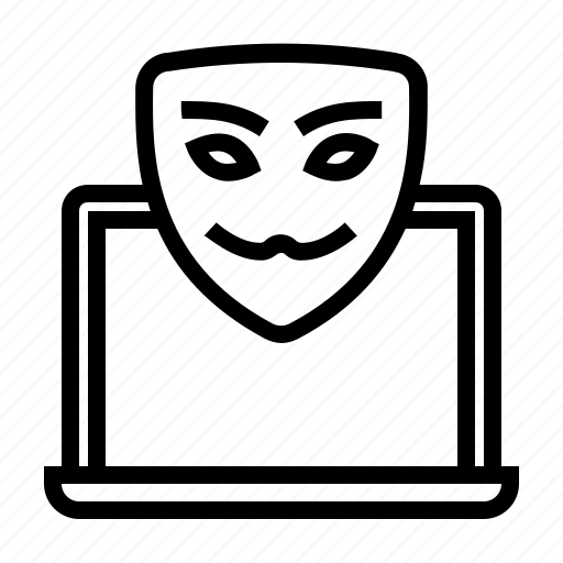 Anonymous, computer, hacker, hacking, rebells icon - Download on Iconfinder