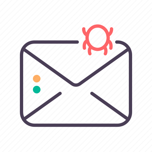 Bug, letter, mail, message icon - Download on Iconfinder
