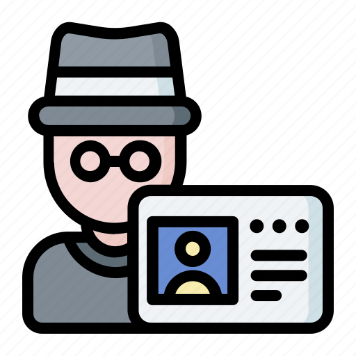 Badge, id, identity, theft icon - Download on Iconfinder