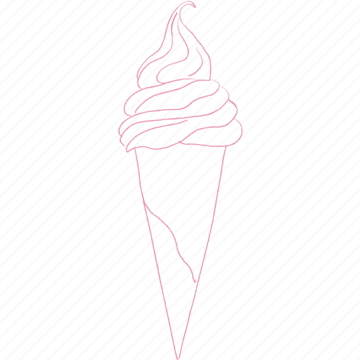 Ice cream cone, ice cream, cold, dessert, summer, refreshment, food icon - Download on Iconfinder