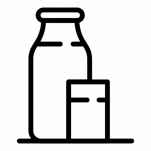 Home, milk, bottle icon - Download on Iconfinder