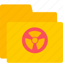 radioactive, folder, danger, nuclear, science, toxic