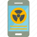 rdiation, atomic, danger, nuclear, radiation, phone