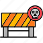 danger, ahead, traffic, sign, uneven, road, warning, icon 
