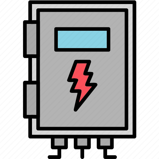 High, voltage, box, construction, hand, silhouette, technology icon - Download on Iconfinder