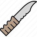 knife, adventure, blade, dagger, metal, steel, icon