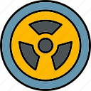 radiation, nuclear, radioactive, radioactivity, icon