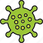virus, coronavirus, bacteria, disease, covid, icon 