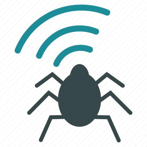 Security, antenna, equipment, radio bug, signal, virus, warning icon - Download on Iconfinder