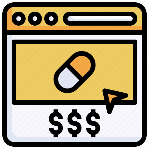 Drugs, webpage, shopping, buy, browser icon - Download on Iconfinder