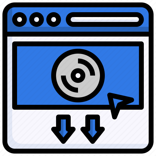 Mp3, browser, downloading, music, website icon - Download on Iconfinder