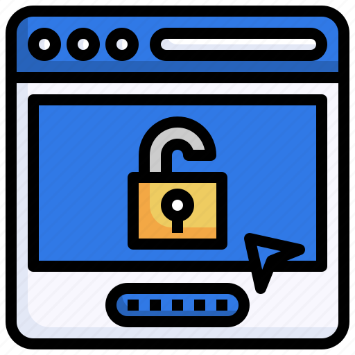 Unlock, web, webpage, password, website icon - Download on Iconfinder