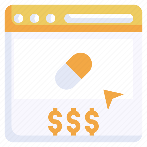 Drugs, webpage, shopping, buy, browser icon - Download on Iconfinder