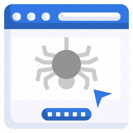 Spider, virus, browser, dark, web, webpage icon - Download on Iconfinder