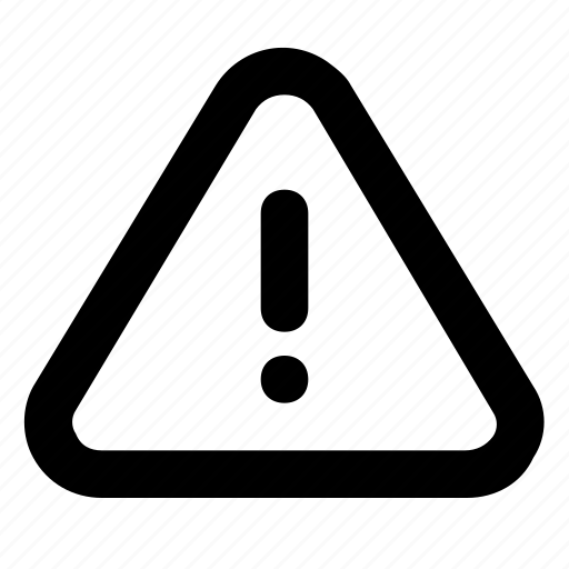 Alert, triangle, warning, caution, attention icon - Download on Iconfinder
