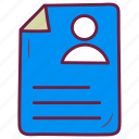 office, folder, document, file, paper