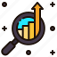 data, analysis, research, business, finance, loupe, magnifying, glass, graph 