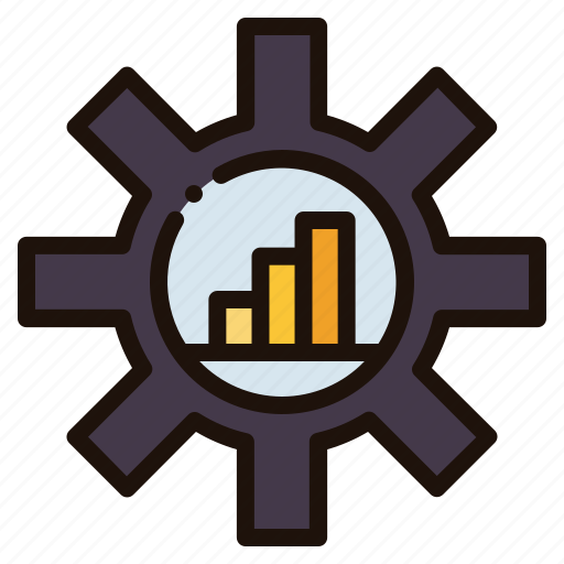 Performance, data, graph, gear, business, finance icon - Download on Iconfinder