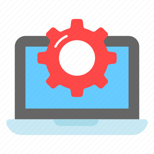 Laptop, setting, system, configuration, maintenance, monitor, repair icon - Download on Iconfinder