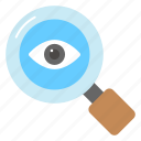 monitoring, search, inspection, examine, viewing, analysis, magnifier