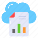 cloud, report, data, chart, hosting, document, reporting