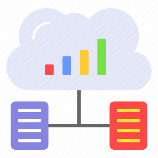 Cloud, analytics, analysis, statistics, data, chart, computing icon - Download on Iconfinder