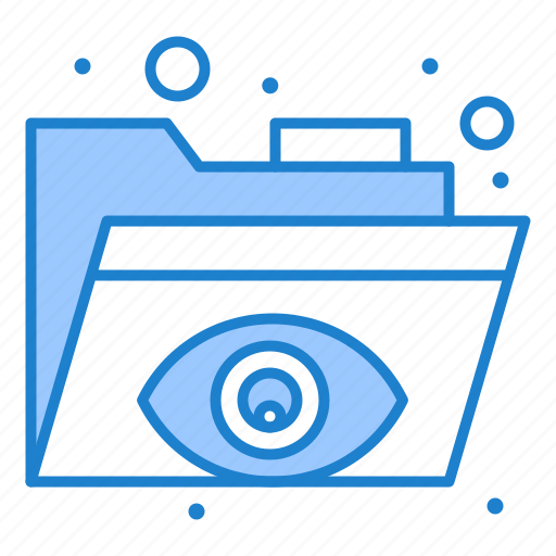 Eye, folder, protection, view icon - Download on Iconfinder