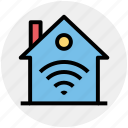 home, home network, house, internet, signals, wifi