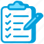 evaluate, listing, todo, checking, merit, list, short 