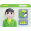 consulting, businessman, person, presentation, chart, pie chart, bar chart, web 
