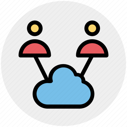 Cloud, cloud computing, computing, traffic, two, users icon - Download on Iconfinder