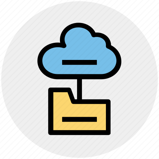 Cloud, connection, data, directory, files, folder icon - Download on Iconfinder