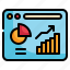 web, report, data, analytics, graph, statistics icon 