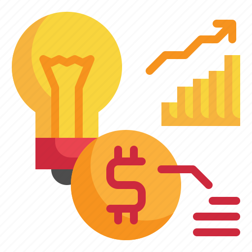 Bulb, idea, money, data, analytics, graph, statistics icon icon - Download on Iconfinder