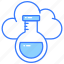cloud, experiment, flask, research, computing, hosting, laboratory 