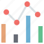 analytics, bar chart, business chart, chart with high arrow, graph, report chart 